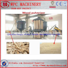 Línea automática de la granulación de madera para hacer el producto del wpc tal como la cerca de la puerta de los muebles